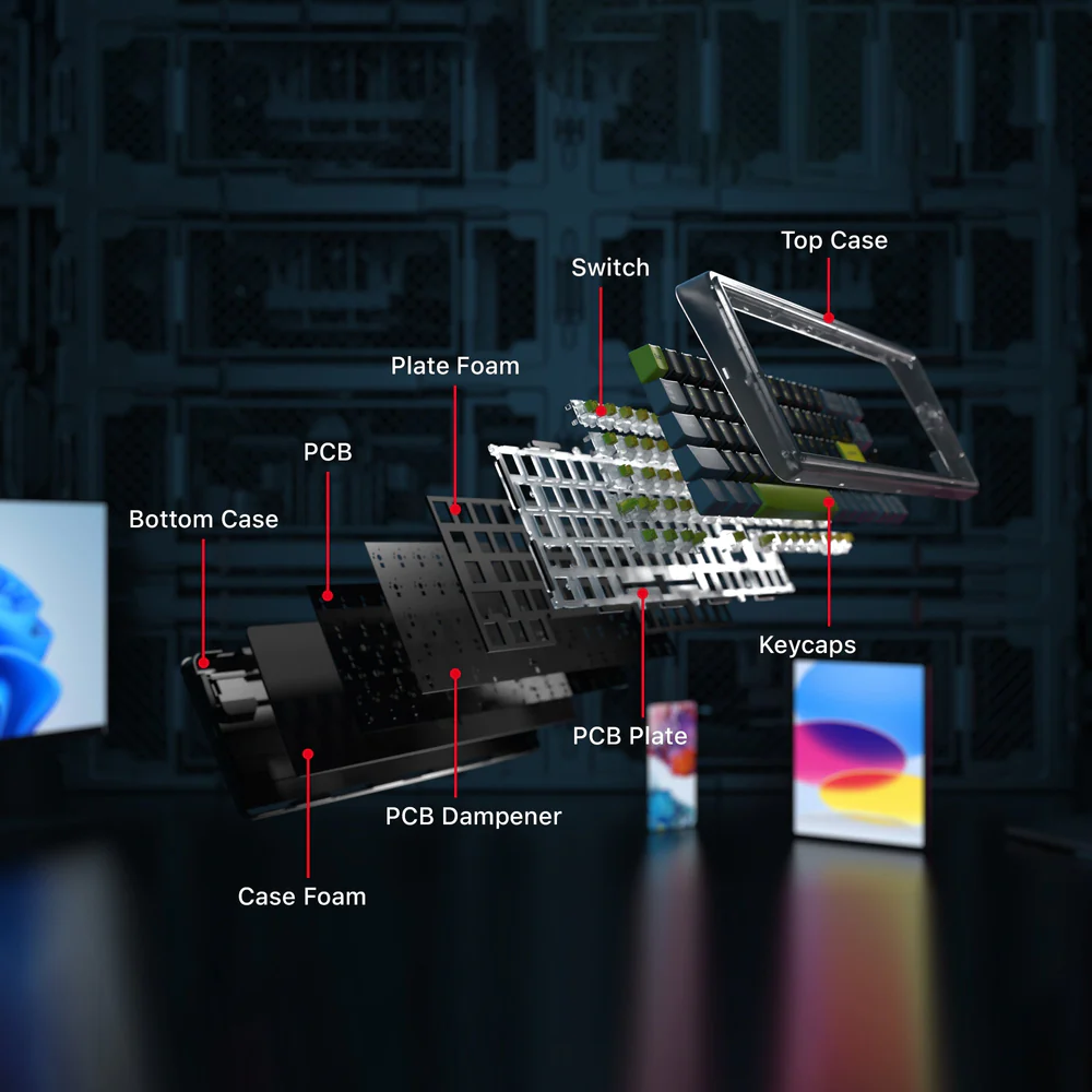 Fantech Maxfit70 GRAND COBALT Vibe Edition  Mechanical Gaming Keyboard Fantech Maxfit70 GRAND COBALT Vibe Edition  Mechanical Gaming Keyboard